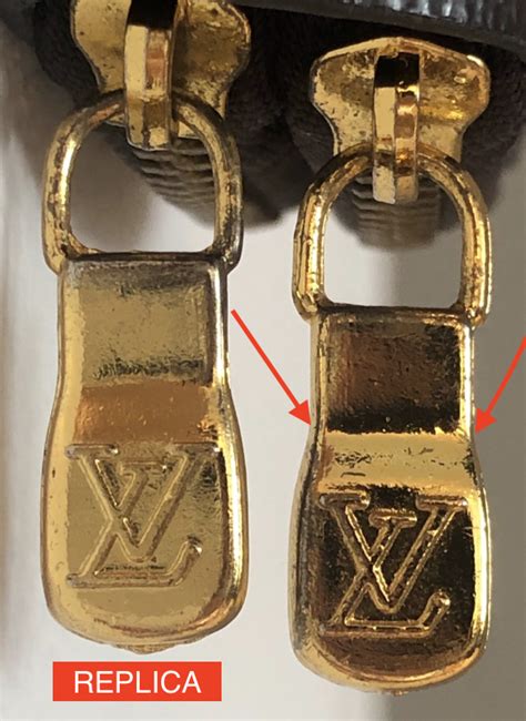 fake authentic louis vuitton zipper pull|identifying authentic louis vuitton.